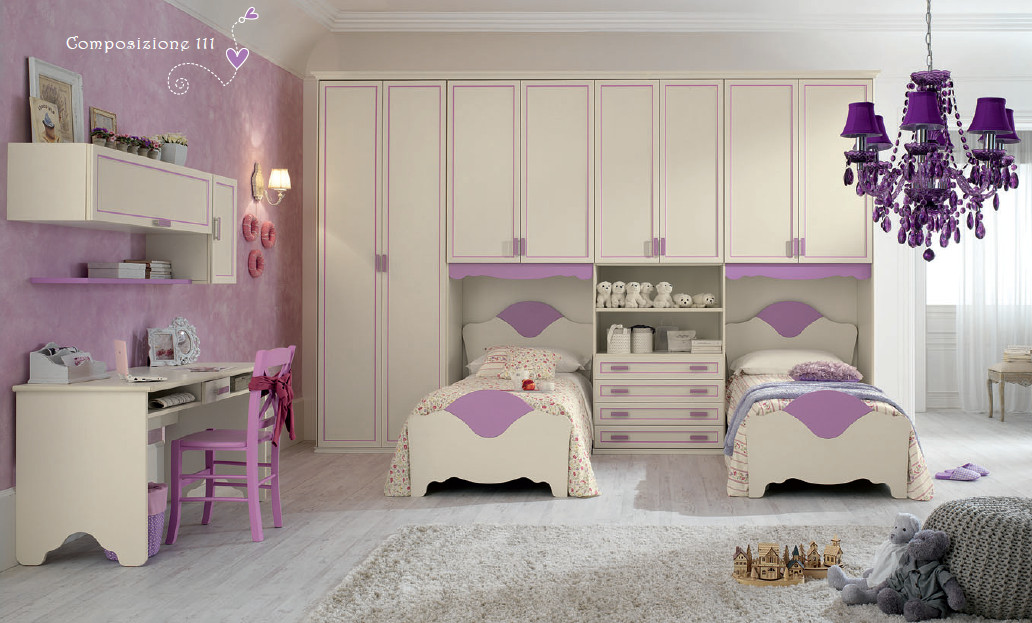 Красиво и практично: детская спальня для девочек, фото