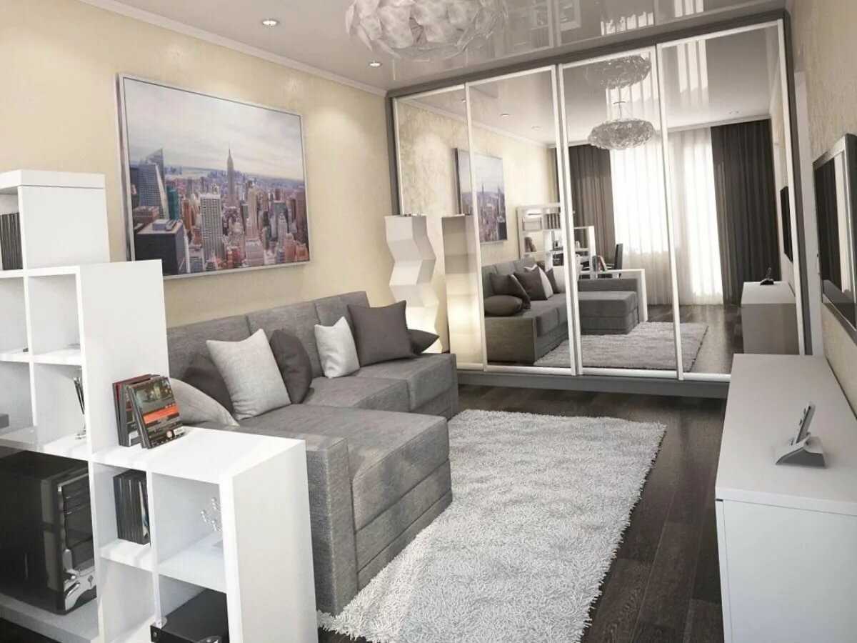 Зонирование и дизайн спальни-гостиной на 20 кв. метров: создаем уютный интерьер комнаты