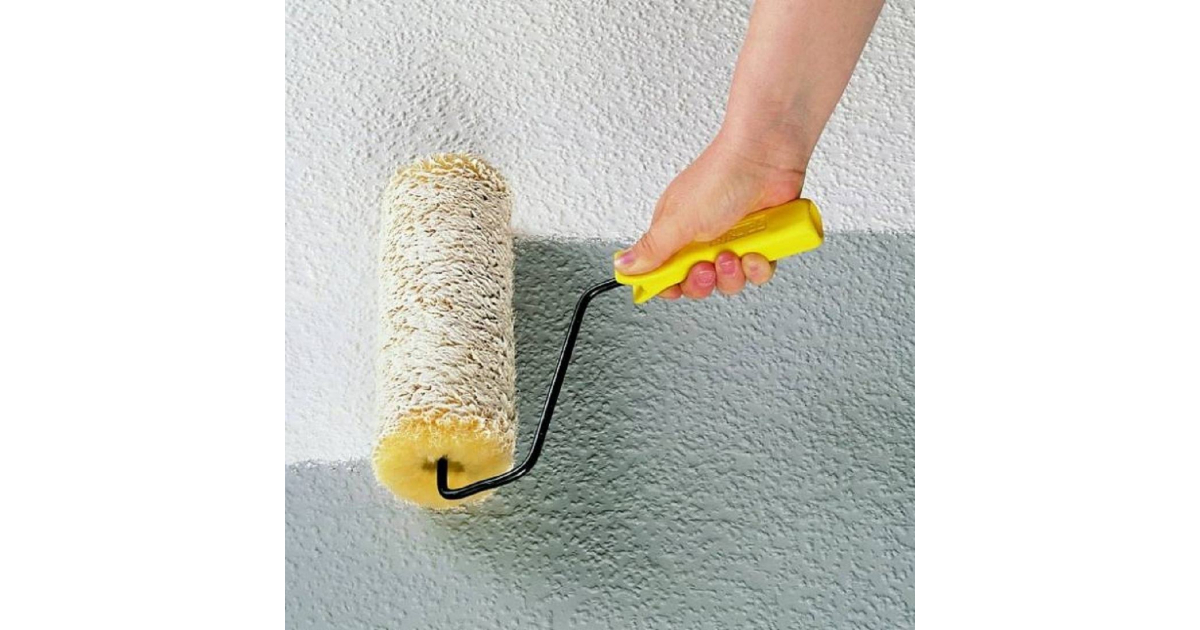 Декоративная штукатурка для внутренней отделки стен своими руками валиком