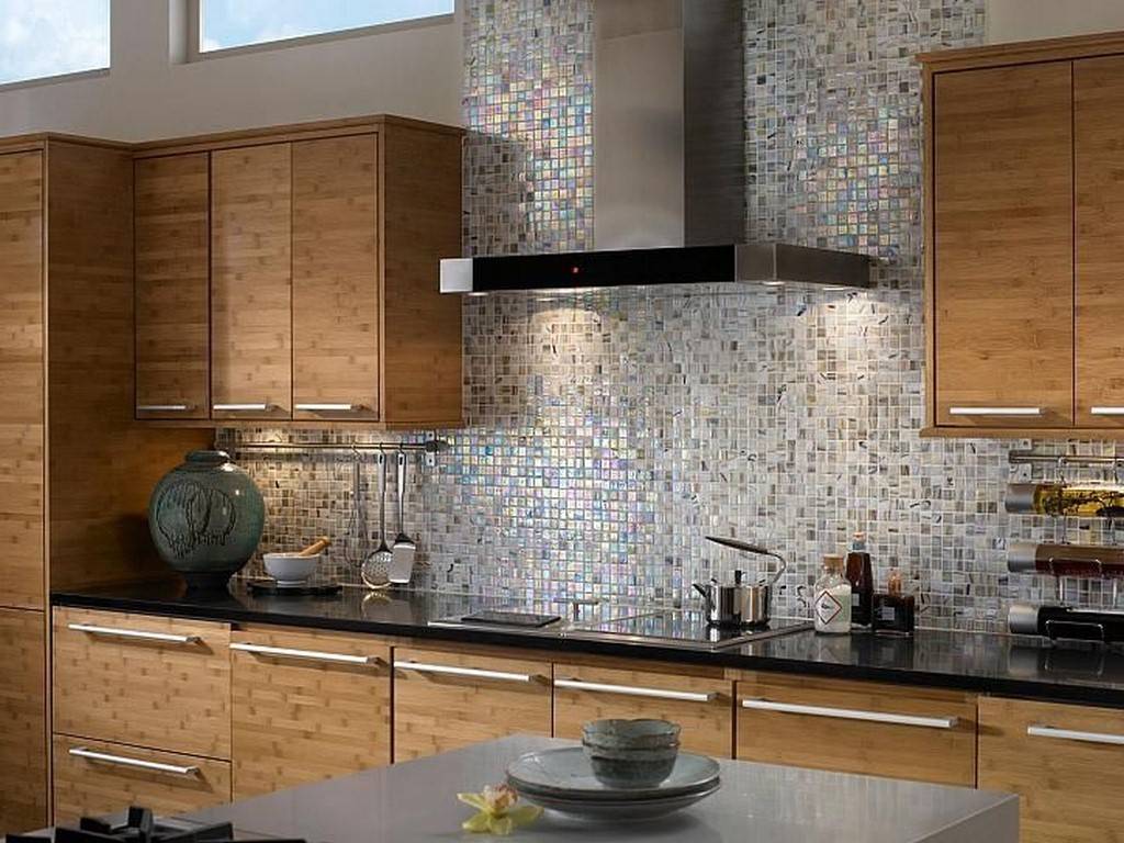 Кухонный фартук из мозаики: фото, дизайн, обзор материалов