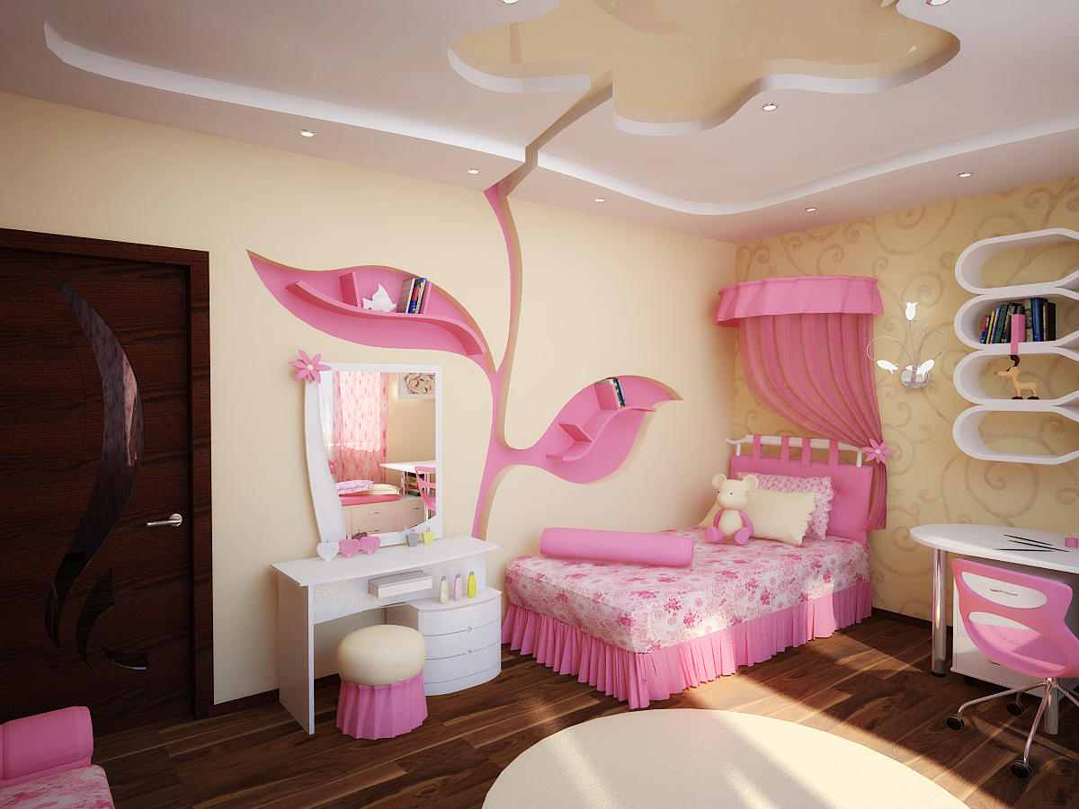 Детская комната для девочки: идеи дизайна в современном стиле. лучшие фото-варианты сочетания цветов для спальни ребенка от 4 до 12 лет