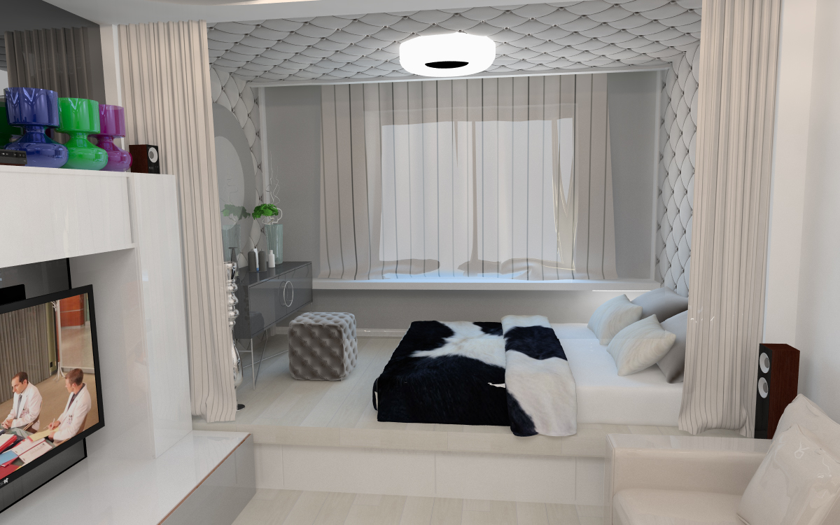 Спальня и гостиная в одной комнате 2023: фото 100+ лучших идей, варианты зонирования