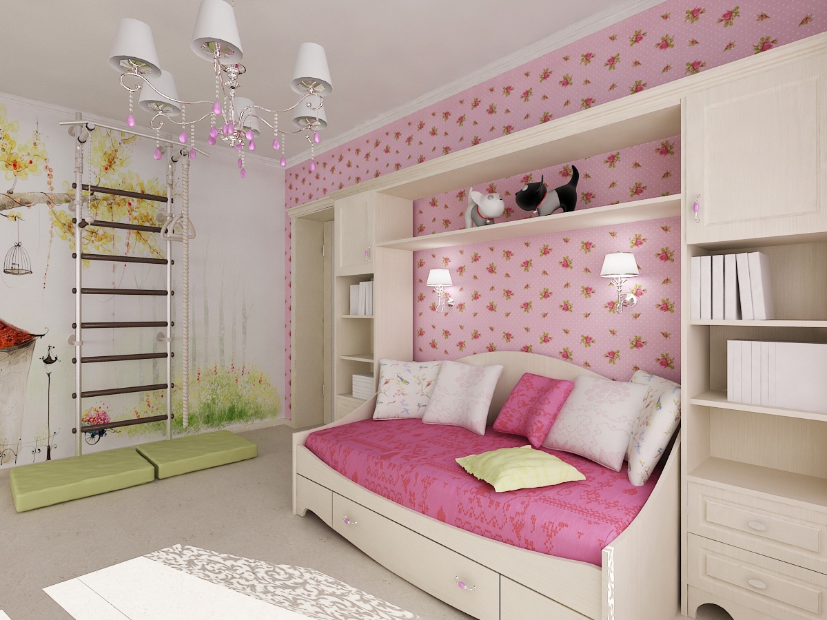 Детская комната для девочки (200 фото): идеи современного дизайна и оформления интерьера. примеры удачных сочетаний отделки для ремонта