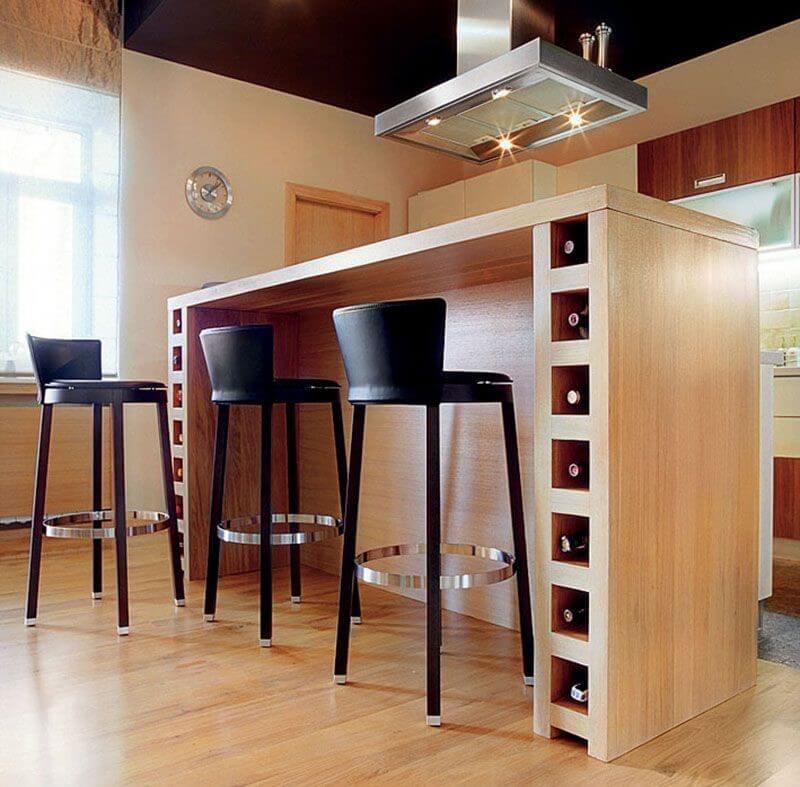 Барная стойка для кухни из столешницы своими руками: варианты, размеры, пошаговая инструкция | utro.tv