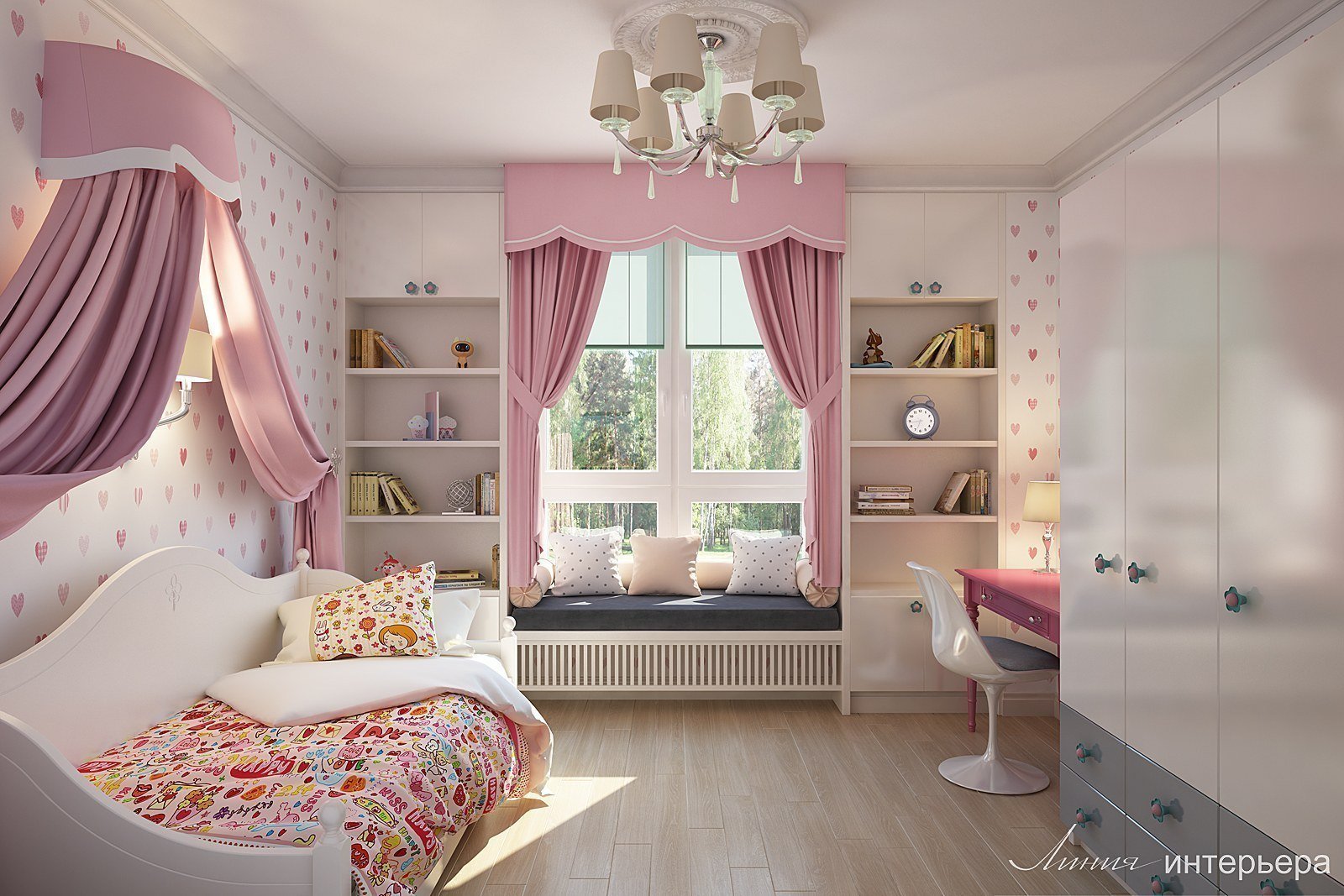 Дизайн детской комнаты для дочки 3 года: подбираем варианты. дизайн детской для девочки — оригинальные варианты красивого и стильного интерьера для девочек (120 фото)