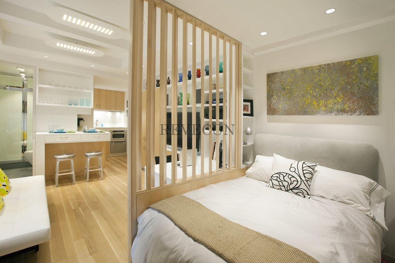 Зонирование комнаты на спальню и гостиную: дизайн и наполнение