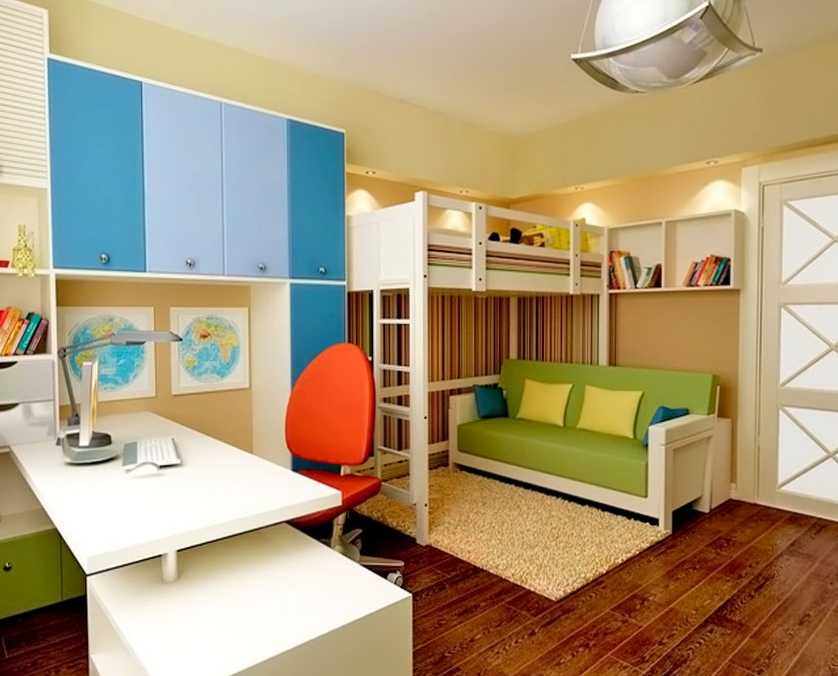 100 фото интересных вариантов планировки детской комнаты для двоих детей