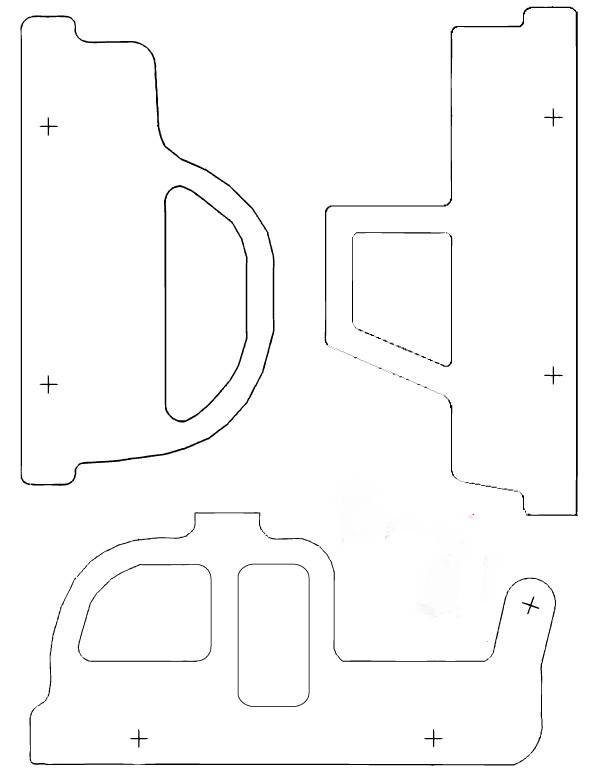 Вертолет чертеж из фанеры