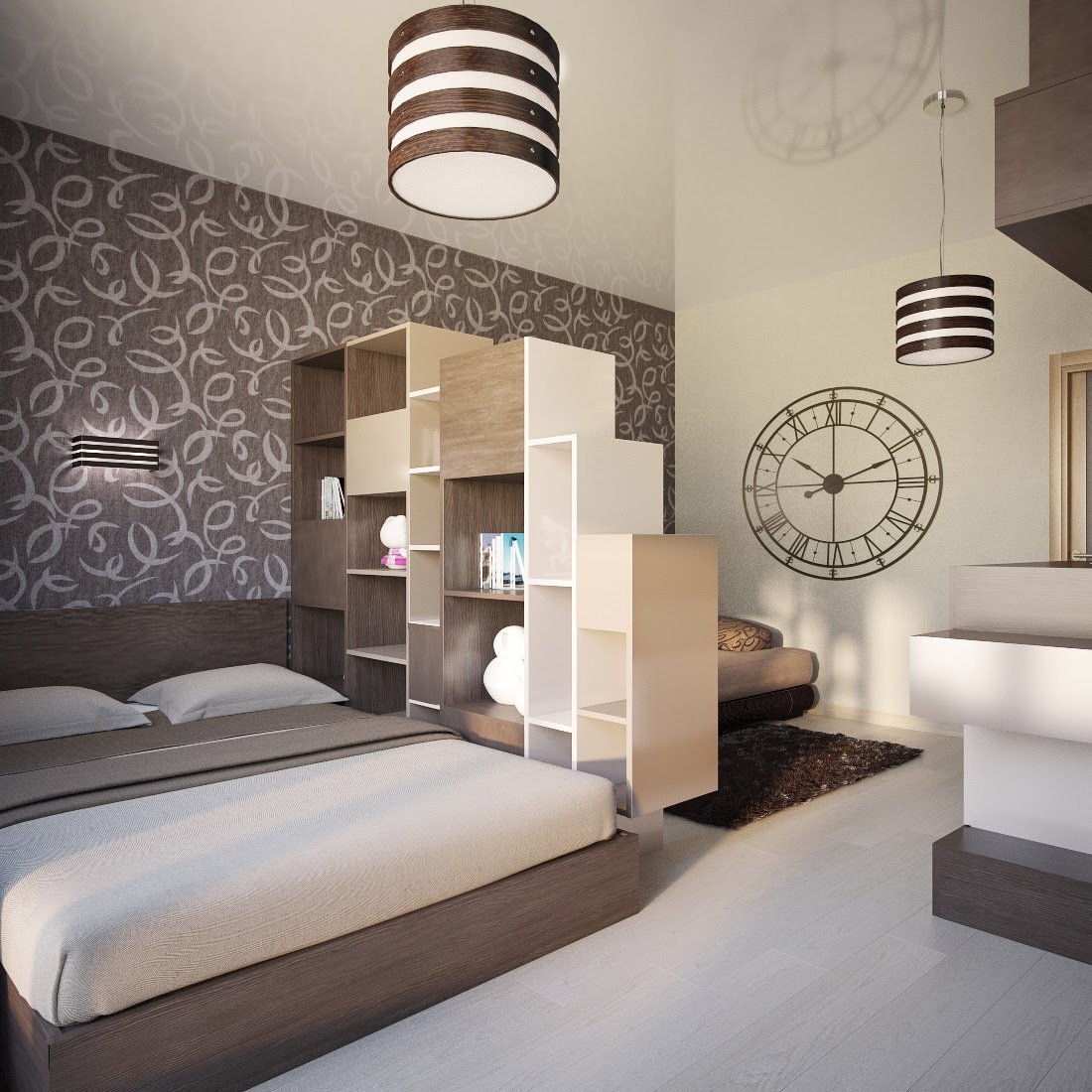 📏 зонирование комнаты на спальню и гостиную: советы дизайнеров