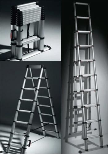 Телескопическая лестница: для чего нужна и какой длины бывает?